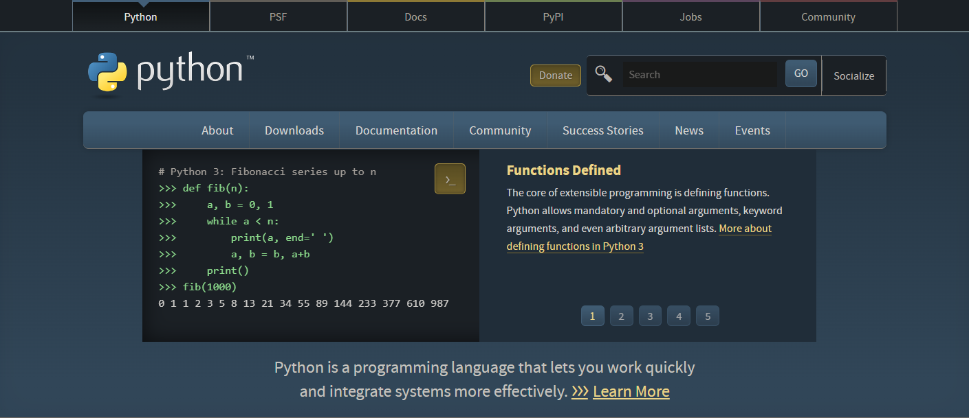 python